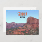 セドナアリゾナベルロックキャニオンヴィンテージ ポストカード (正面/裏面)