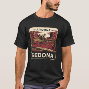 セドナアリゾナマウンテンバイクサイクリストAZ Gi Tシャツ