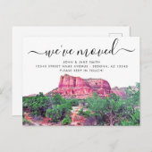 セドナアリゾナ引越し案内はがき 案内ポストカード (正面/裏面)