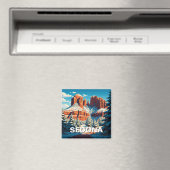 セドナアリゾナ旅行赤い岩 マグネット (インサイチュ (食洗機))