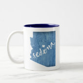 セドナアリゾナ木目 ツートーンマグカップ (左)