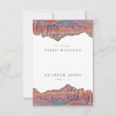 セドナアリゾナ水彩座席表 出欠カード (正面)