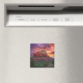 セドナアリゾナ赤い岩自然美しい夕日 マグネット (インサイチュ (食洗機))