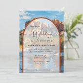 セドナアリゾナ・レッド・ロック大聖堂 招待状 (スタンド正面)