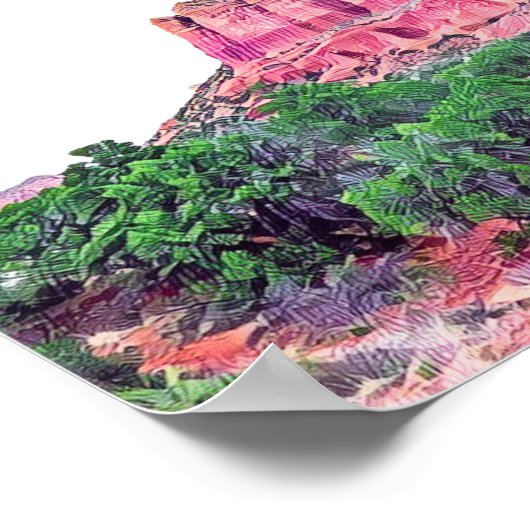 セドナア結婚リゾナの歓迎サイン ポスター (角)