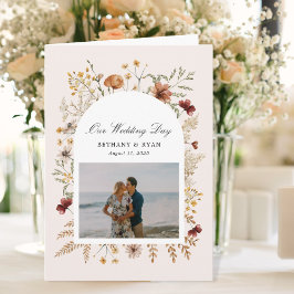 セドナガーデンフラワーウェディングデイプログラム プログラム