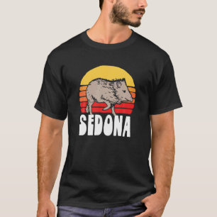 セドナジャヴェリナヴィンテージレトロ80Sサンセットキュートファン Tシャツ