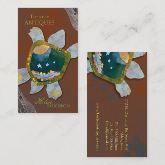 セドナスタイリッシュ亀プロフェッショナル 名刺 (正面/裏面)