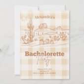 セドナバチェロレッテ旅行日程 招待状 (正面)