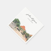 セドナパーソナライズされたアリゾナナナプキンズ スタンダードカクテルナプキン (角)