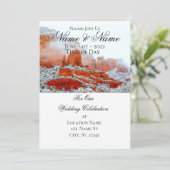 セドナレッドロックサンダー_コーブ招待状 招待状 (スタンド正面)