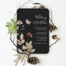 セドナ庭園の結婚式招待状