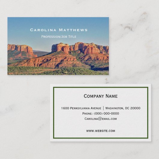 セドナ横 名刺 (正面/裏面)