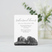 セドナ結婚のリハエレガントーサルディナー エンクロージャーカード (スタンド正面)