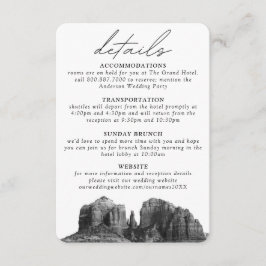 セドナ結婚の詳細エンクロージャカード エンクロージャーカード