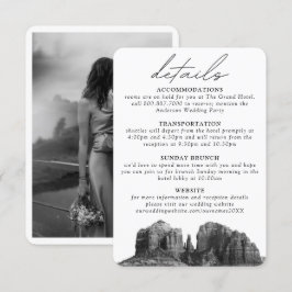 セドナ結婚の詳細エンクロージャカード エンクロージャーカード