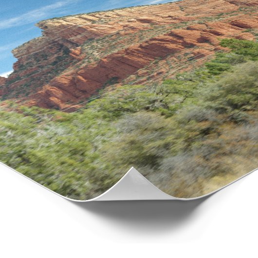 セドナ赤岩 ポスター (角)