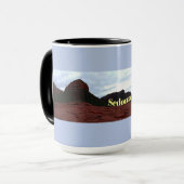 セドナ赤酸化鉄岩 マグカップ (正面左)