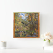 セドナ・アリゾナが別の日にストリーミング スクエア壁時計 (ホーム)