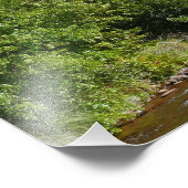 セドナ・アリゾナの大聖堂ロックアンドストリーム フォトプリント            (角)