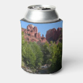 セドナ・アリゾナの大聖堂ロックアンドストリーム 缶クーラー (缶裏面)