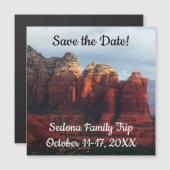 セドナ・アリゾナの曇りポットロック (正面/裏面)