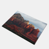 セドナ・アリゾナの曇りポットロック ドアマット (アングル)