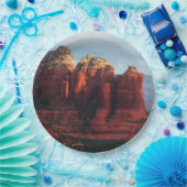 セドナ・アリゾナの曇りポットロック ペーパープレート (パーティー)