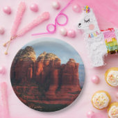 セドナ・アリゾナの曇りポットロック ペーパープレート (パーティー)