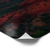 セドナ・アリゾナの曇りポットロック ポスター (コーナー)