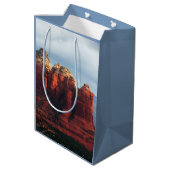 セドナ・アリゾナの曇りポットロック ミディアムペーパーバッグ (裏面アングル)