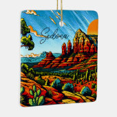 セドナ、アリゾナクリスマス セラミックオーナメント (右)