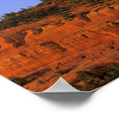 セドナ・アリゾナ優れたナのキャニオンで赤い岩 ポスター (角)