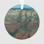 セドナ・アリゾナ州の赤岩層 オーナメント (裏面)