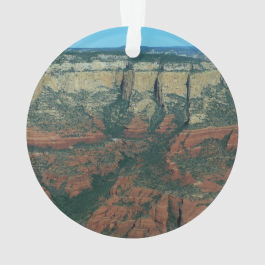 セドナ・アリゾナ州の赤岩層 オーナメント (裏面)