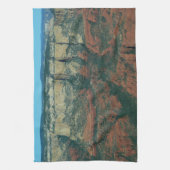 セドナ・アリゾナ州の赤岩層 キッチンタオル (縦)