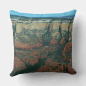 セドナ・アリゾナ州の赤岩層 クッション (裏面)