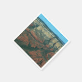 セドナ・アリゾナ州の赤岩層 スタンダードカクテルナプキン (角)