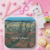 セドナ・アリゾナ州の赤岩層 ペーパープレート (パーティー)