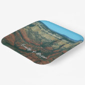 セドナ・アリゾナ州の赤岩層 ペーパープレート (傾斜あり)