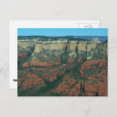 セドナ・アリゾナ州の赤岩層 ポストカード (正面/裏面)