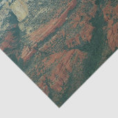 セドナ・アリゾナ州の赤岩層 薄葉紙 (詳細)