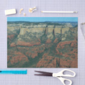 セドナ・アリゾナ州の赤岩層 薄葉紙 (クラフト)