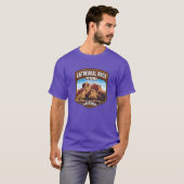 セドナ・アリゾナ州大聖堂の岩 Tシャツ (正面フル)
