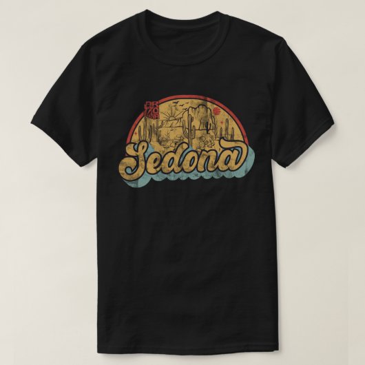 セドナ、アリゾナ州 Tシャツ (デザイン正面)