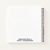 セドナ、アリゾナ旅行 ノートブック (裏面)