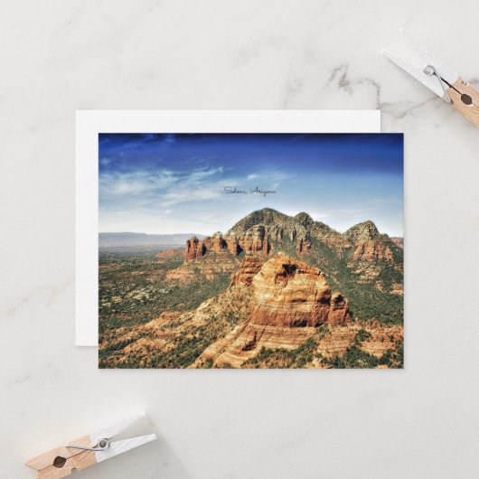 セドナ、アリゾナ カード (正面/裏面インサイチュ)