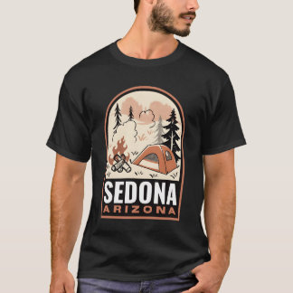 セドナ アリゾナ ビンテージ キャンプ 友達 Tシャツ