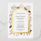 セドナ ガーデン ウェディング ホイル招待状 箔招待状 (正面)