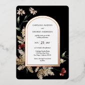 セドナ ガーデン ウェディング ホイル 招待状 (正面)